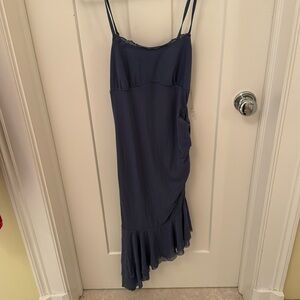 Trendy 90s asymmetrical Dress